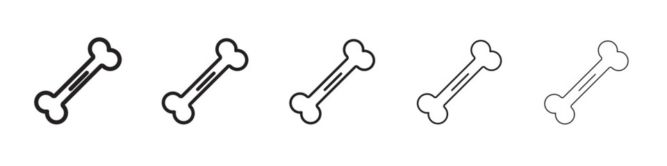 Dog bone icon vector illustration isolated