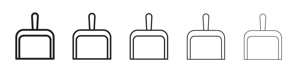 Dustpan icon vector illustration isolated