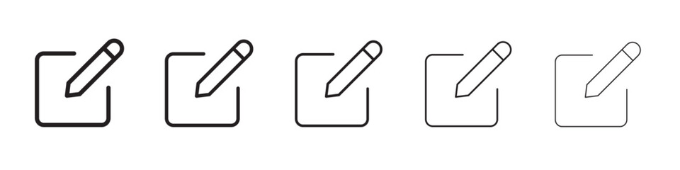 edit icon vector illustration isolated