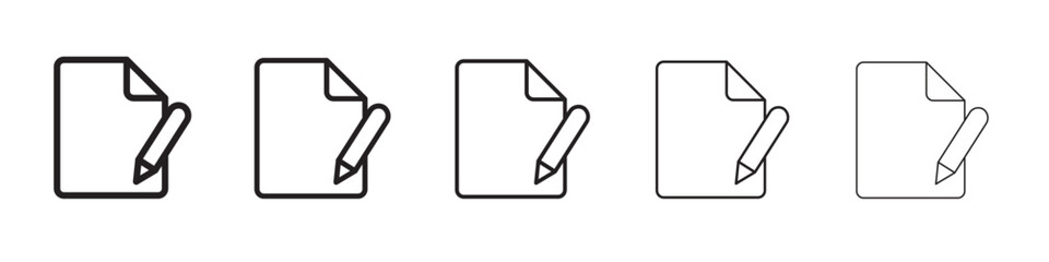 Edit icon vector illustration isolated