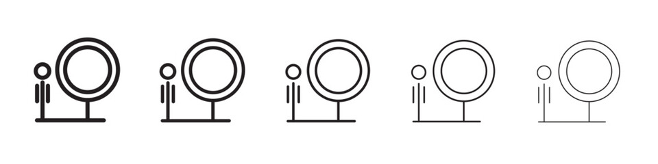 Elder launching icon vector illustration isolated