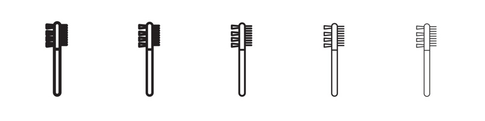 Eyebrow brush icon vector illustration isolated