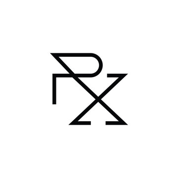 Minimal Letters PX Logo Design
