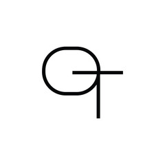 Minimal Letters OT Logo Design