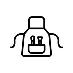 Art Apron line icon , vector, pixel perfect, illustrator file 
