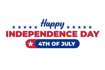 Happy Independence Day - 4th of July Celebration Banner