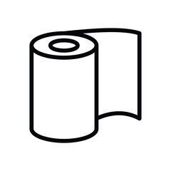 Paper Roll line icon , vector, pixel perfect, illustrator file 
