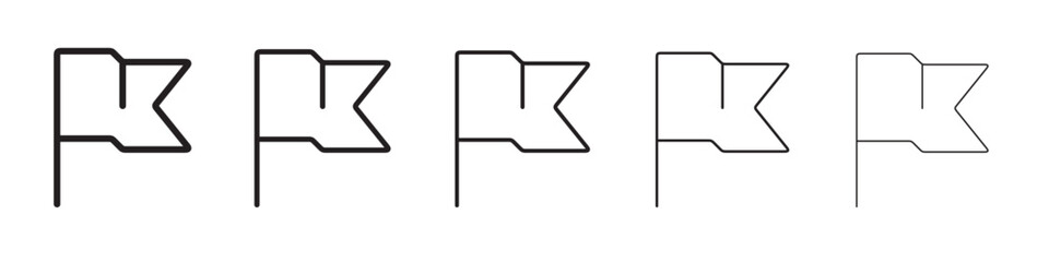 Flag icon vector illustration isolated