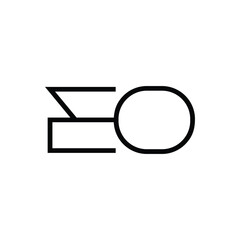 Minimal Letters EO Logo Design