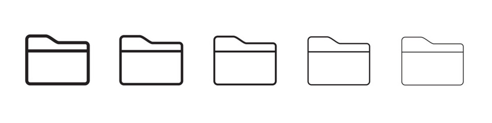 Folder icon vector illustration isolated