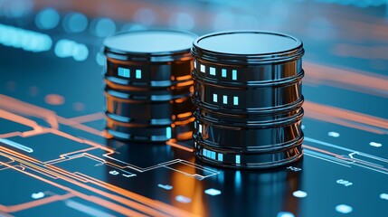 Abstract digital data streams flowing into and out of crude oil barrels, representing the real-time information flow that informs market speculation and price formation.