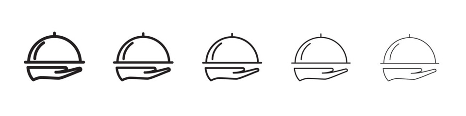 Food serve icon vector illustration isolated