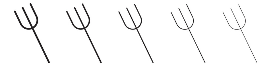 Fork icon vector illustration isolated