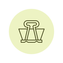 Paper Clip vector, pixel perfect, illustrator file 
