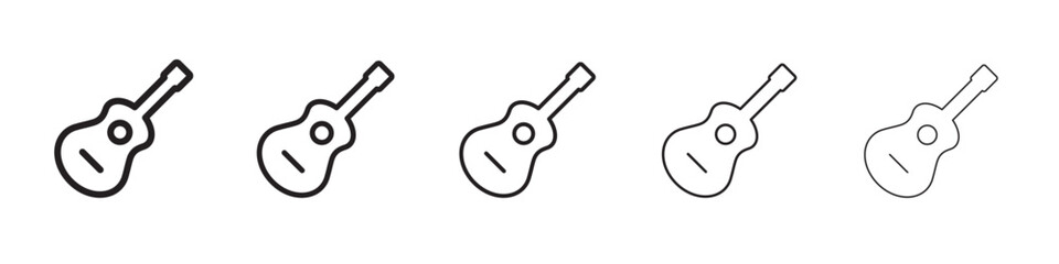 Guitar icon vector illustration isolated