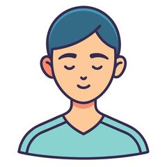 vector illustration of a boy
