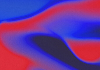 Blue, red and black grainy gradient abstract background, color blending effect
