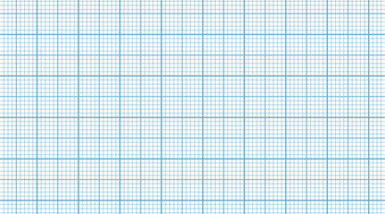 Square grid of graph paper. Abstract checkered background. Geometric pattern for school, technical engineering lines scale measurement. Lined notebook form on white background.