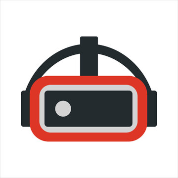 VR Headset Vector Illustration Virtual Reality Gaming