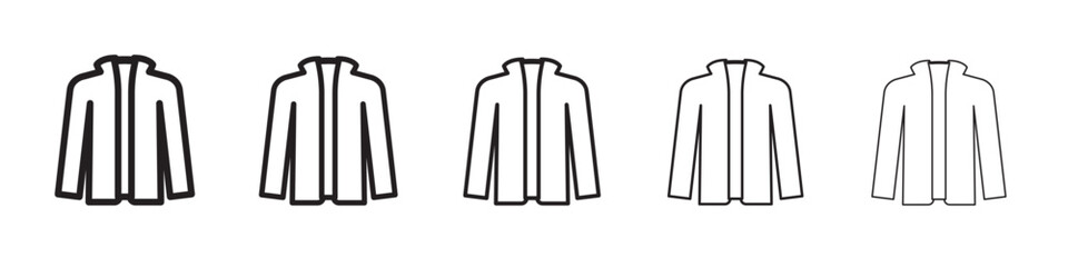 Jacket icon vector illustration isolated