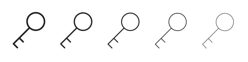 Key icon vector illustration isolated