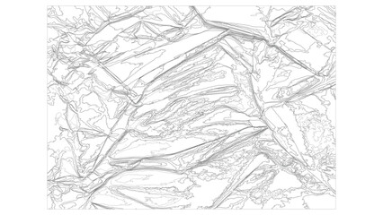 Fototapeta premium Hand Drawn Crumpled Paper Texture Line Art Vector Design