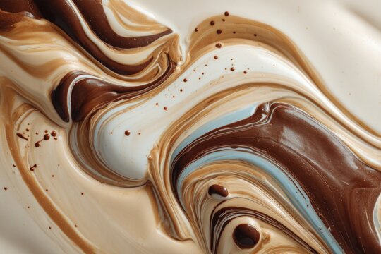 Tasty desert with chocolate that is tempting, sensational sweet dessert