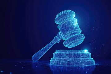 Digital gavel, law tech