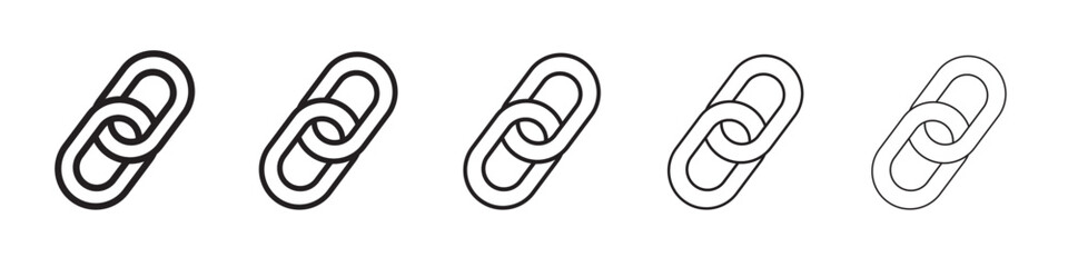 Link chain icon vector illustration isolated