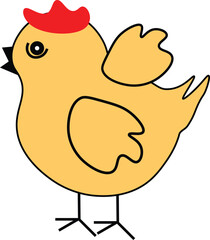 vector chicken image free download 