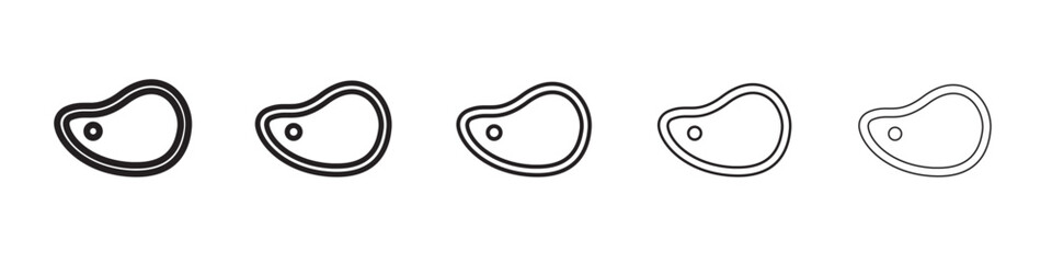 Meat icon vector illustration isolated