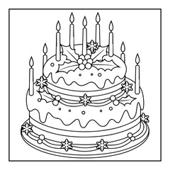 Vector illustration of color pages