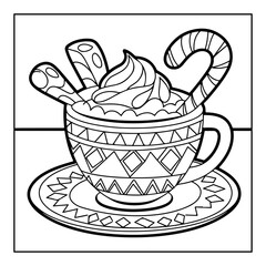 Vector illustration of color pages