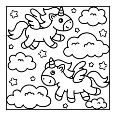 Vector illustration of color pages