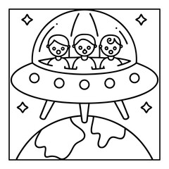 Vector illustration of color pages