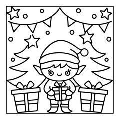 Vector illustration of color pages