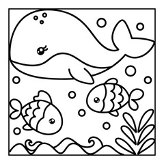 Vector illustration of color pages