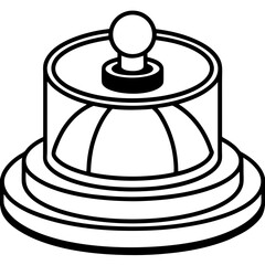 Centrifuge line art vector