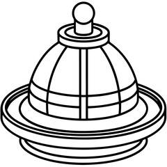 Centrifuge line art vector