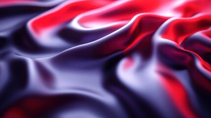 Obraz premium Red and Purple Silk Drape