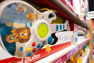 Colorful Toy Guitar, Kids Musical Instrument
