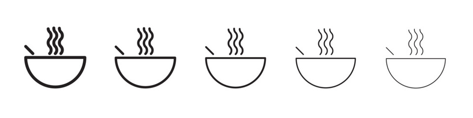 Noodles icon vector illustration isolated