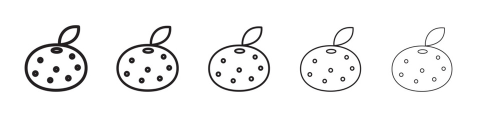 Orange icon vector illustration isolated