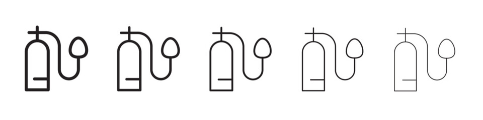 Oxygen icon vector illustration isolated