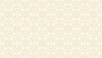 Abstract Geometric Line Seamless Pattern. Minimalist Luxury Background.