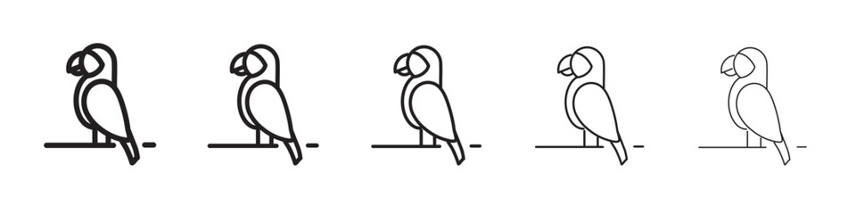 Parrot icon vector illustration isolated