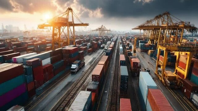 A comprehensive overview of international and global supply chain management highlighting logistics distribution and strategic planning for efficient global operations