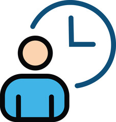 Business people line icon, Team work