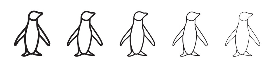 Penguine icon vector illustration isolated
