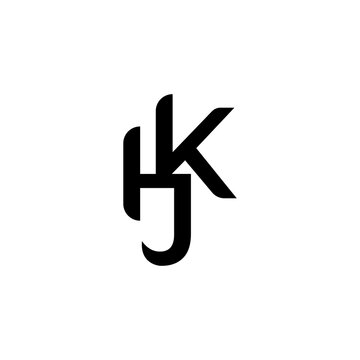 HJK, JHK, KHJ, Abstract initial monogram letter alphabet logo design